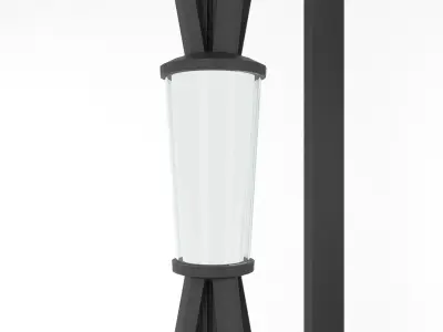 TURQUOISE WALL LAMP PRO Low-poly 3D model