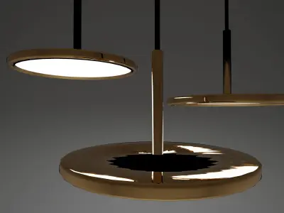 Pendant light  Free low-poly 3D model