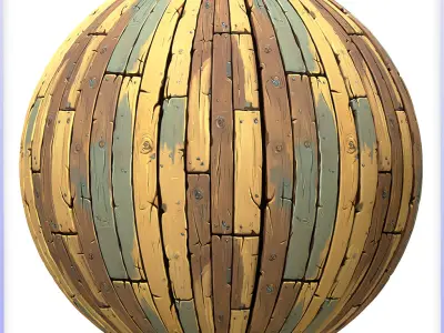 Stylized Wood Floor Seamless Texture Texture 5