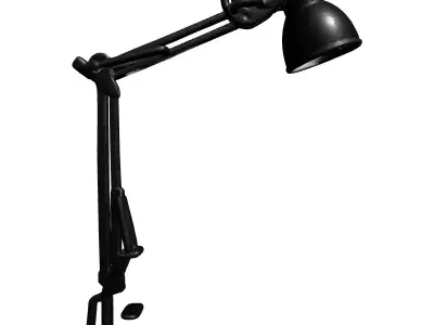 Classic Adjustable Desk Lamp Low-poly 3D model