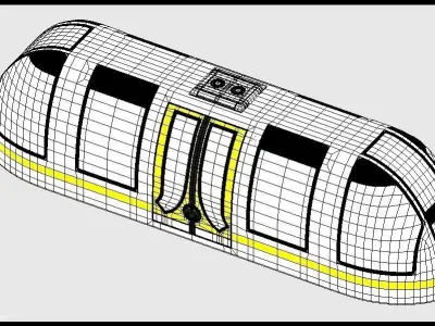 Passenger transporter II 3D model