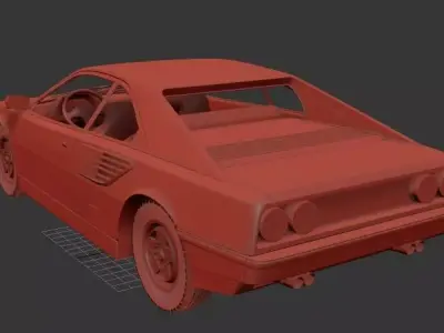 Ferrari Mondial 8 1980 3D print model