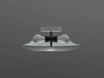 Vintage Light Fixtures Low-poly 3D model