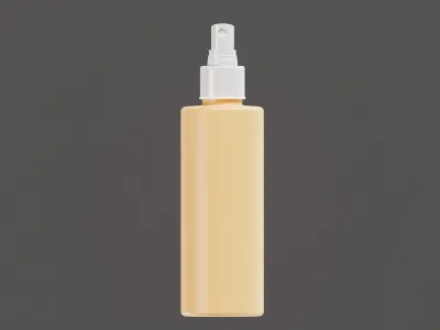 Spray bottle Low-poly 3D model