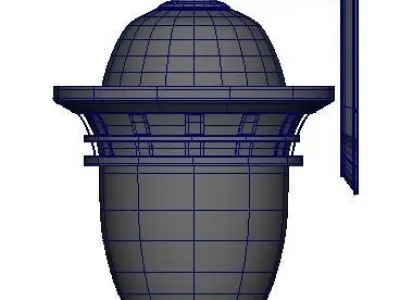Light Fixture Low Poly Low-poly 3D model