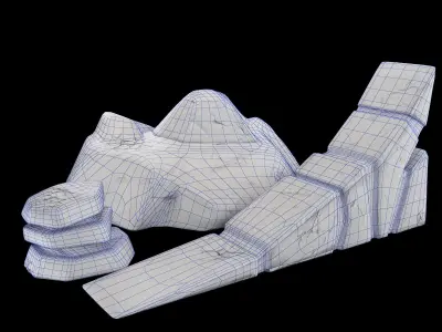 15 Stylized Rocks 3D Model - Vol 01 Low-poly 3D model