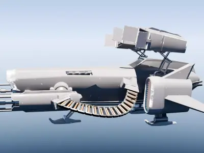 BibopJr Spaceship 3D model