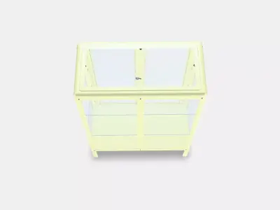 FABRIKOR Glass-door cabinet 1 Low-poly 3D model