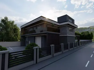 House 08 Exterior 3D model
