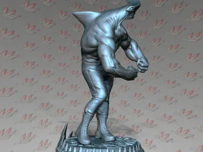 Jab 1-24 Scale Street Sharks 3D print model