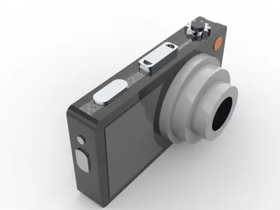 Camera digital Free 3D model