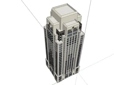 vacation spot-Resort-Fashion Leisure Hotel-0156 3D model