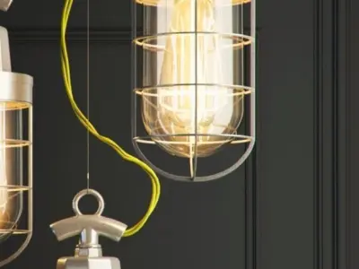 Hanging lamp Romatti Pack-alum 3D model