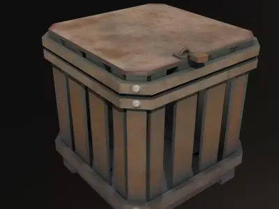 Hunters Animal Cage  Low Poly Game Asset Low-poly 3D model