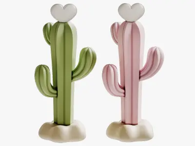 Cactus Floor Lamp 3D model