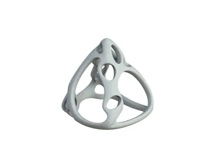 SciFi Cube Object No 64485 Low Poly Shape Low-poly 3D model