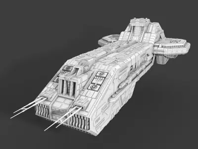 Starship Endevour 3D model