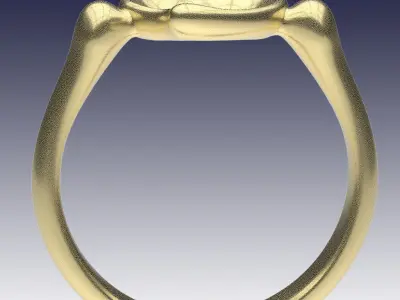 Ring Melody Heart 3D print model