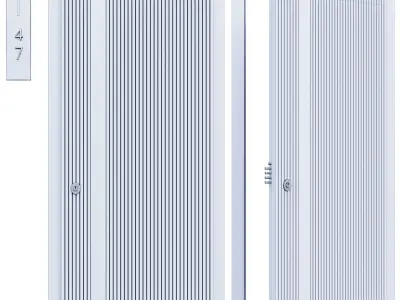 Hide Burkovsky the door 3D model