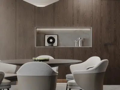 apartment interior scenes     3D model 33