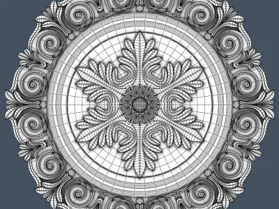 Ceiling Medallion 3D model