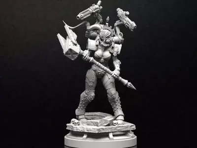 SILVERHAND QUEEN 3D print model