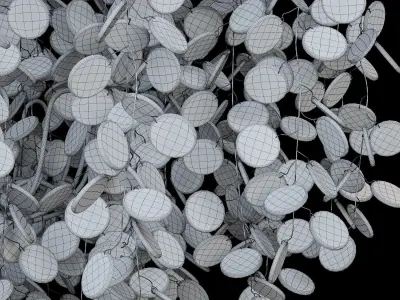 Pendant chandelier Campobasso 33-Light Chandelier  3D model