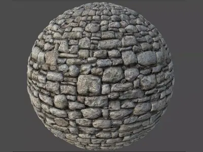 Stone Wall 001 Material Texture
