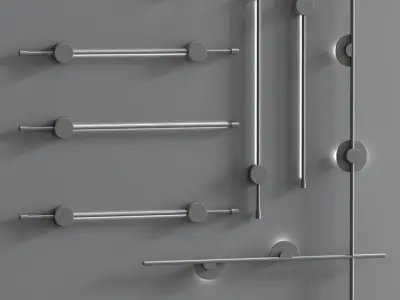 Wall Lamp Scone Set 05 3D model