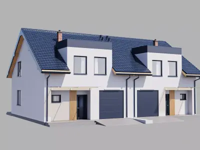 House 16 - Residential Building 3D model 3D model