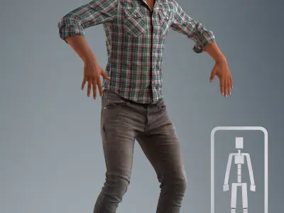 00078Darion001l Low-poly 3D model