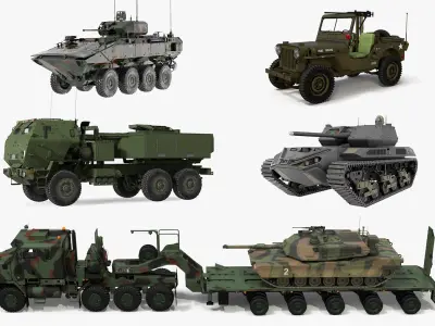  Military US Vehicle Collection 
