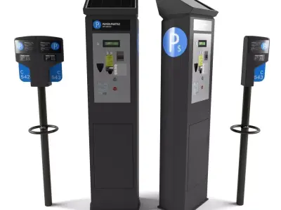 Parking Meter 3D model