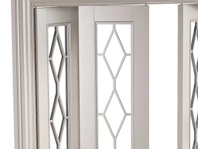 Modern entrance door 33 3D model