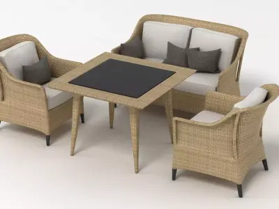 Dedon Summerland Set 3D model