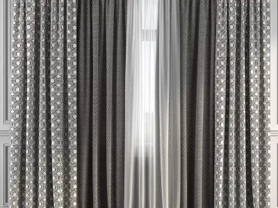 Curtain Set 230 3D model