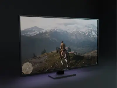 Monitor LED  Free 3D model