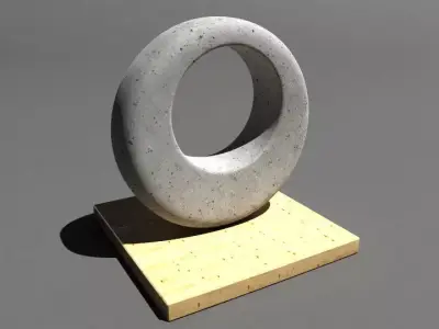 escultura serie01 Low-poly 3D model 2