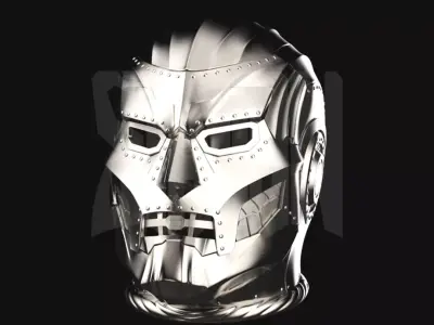 Dr Doom Helmet 3D Printable File Design by Stayion Studios 3D print model