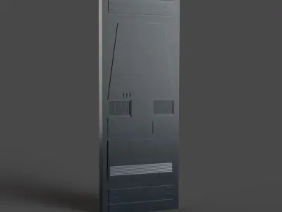 SciFi Wall Panels - 19 Parts - Walls and Details 3D model