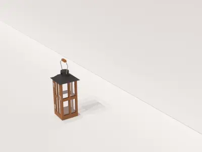   Rerto Decorative Lamp  Lighter  Free 3D model