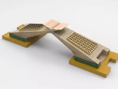 THE GATE OF MECCA  3D print model