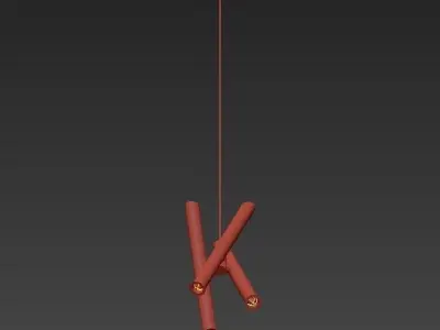 SHANGAI k pendant light 3D model
