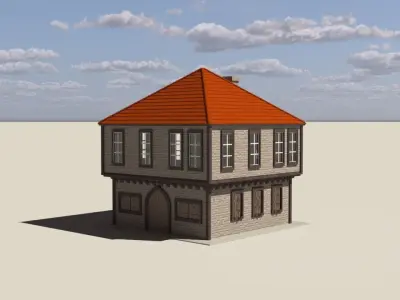 ottoman house 3D model