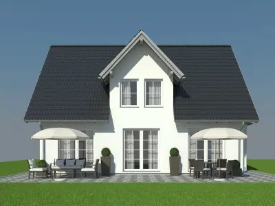 Family House 4 3D model