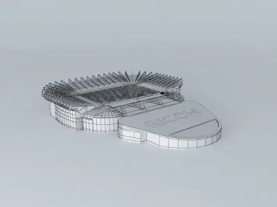 Ricoh Expanded stadium Free 3D model