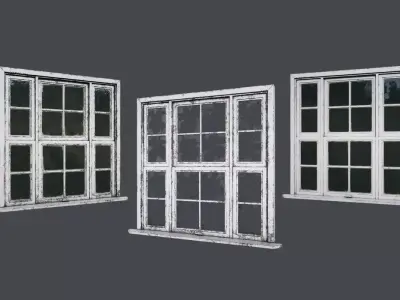 Windows Old and New Low-poly 3D model