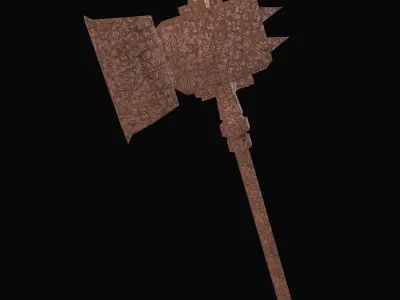 Metal Materials 11- Ornament Metal panels Pbr 4k Seamless Texture