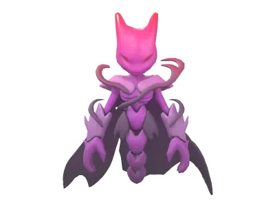 Evil Monster Soul Character V1 001 Low-poly 3D model