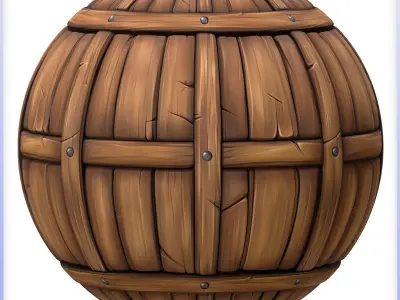Stylized Wood Seamless Texture Texture 10